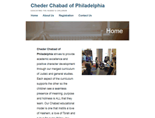 Tablet Screenshot of chederphiladelphia.org